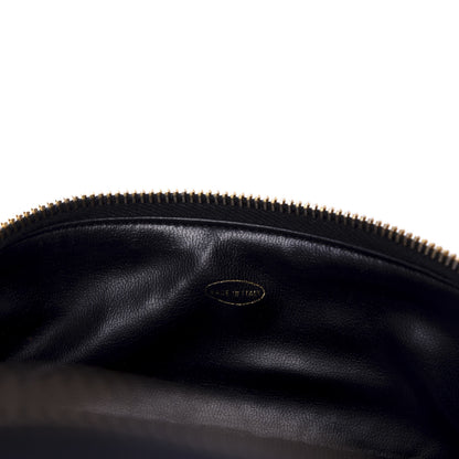 Chanel Lambskin Vanity Cosmetic Case Black 7 of 9