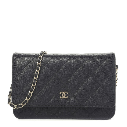 Chanel Caviar Quilted Wallet On Chain WOC Black 1 of 11