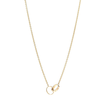 Cartier 18K Yellow Gold Interlocking LOVE Necklace 1 of 6