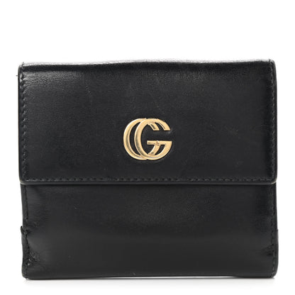 Gucci Calfskin Compact Wallet Black 1 of 17