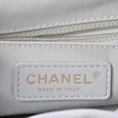 Chanel Calfskin Quilted Small Urban Spirit Backpack Light Grey 6 of 8