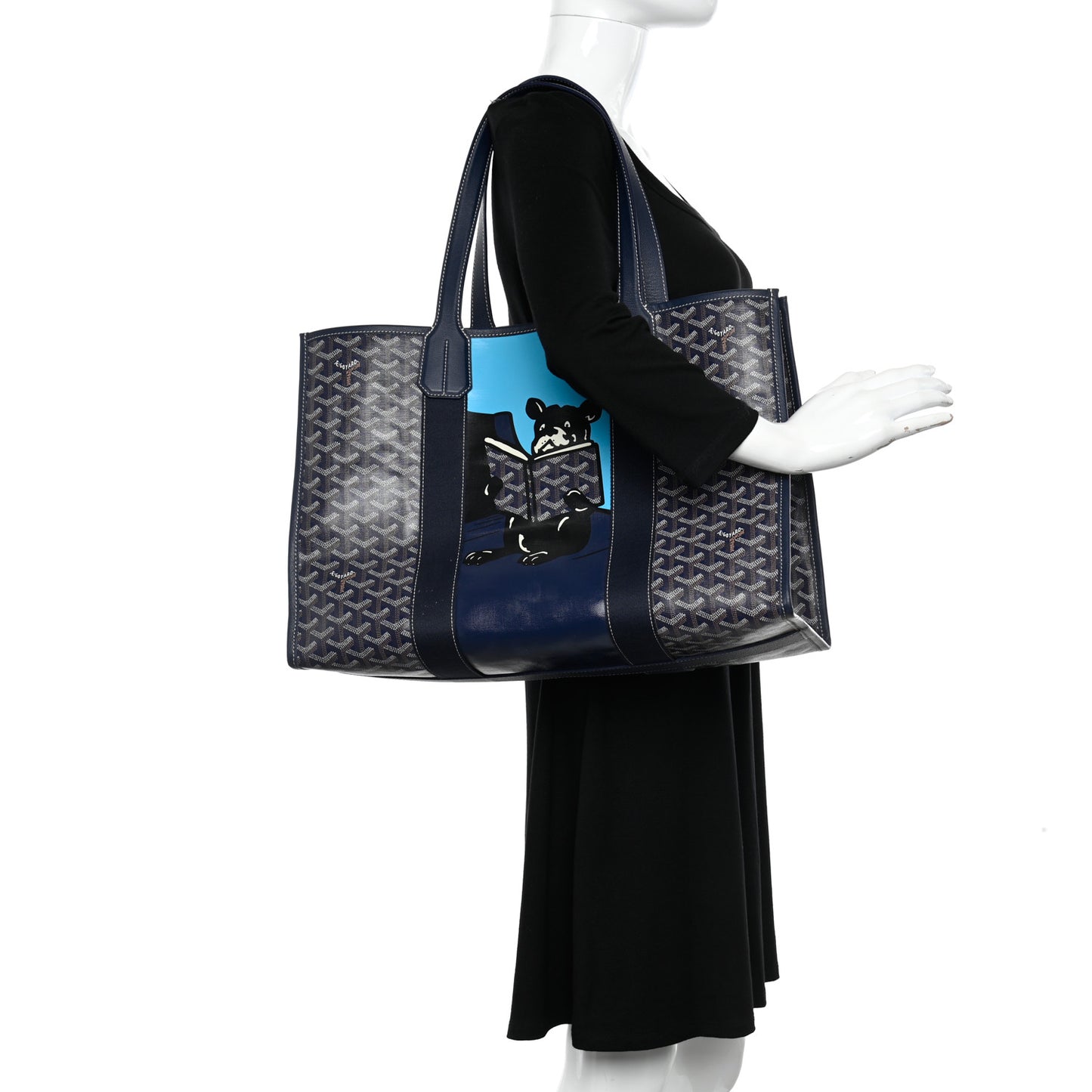 Goyardine Villette Tote Blue