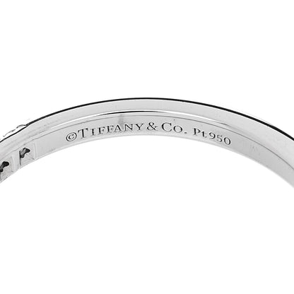 Tiffany Platinum Diamond .17ctw Half Circle Soleste Band Ring 57 8 4 of 5