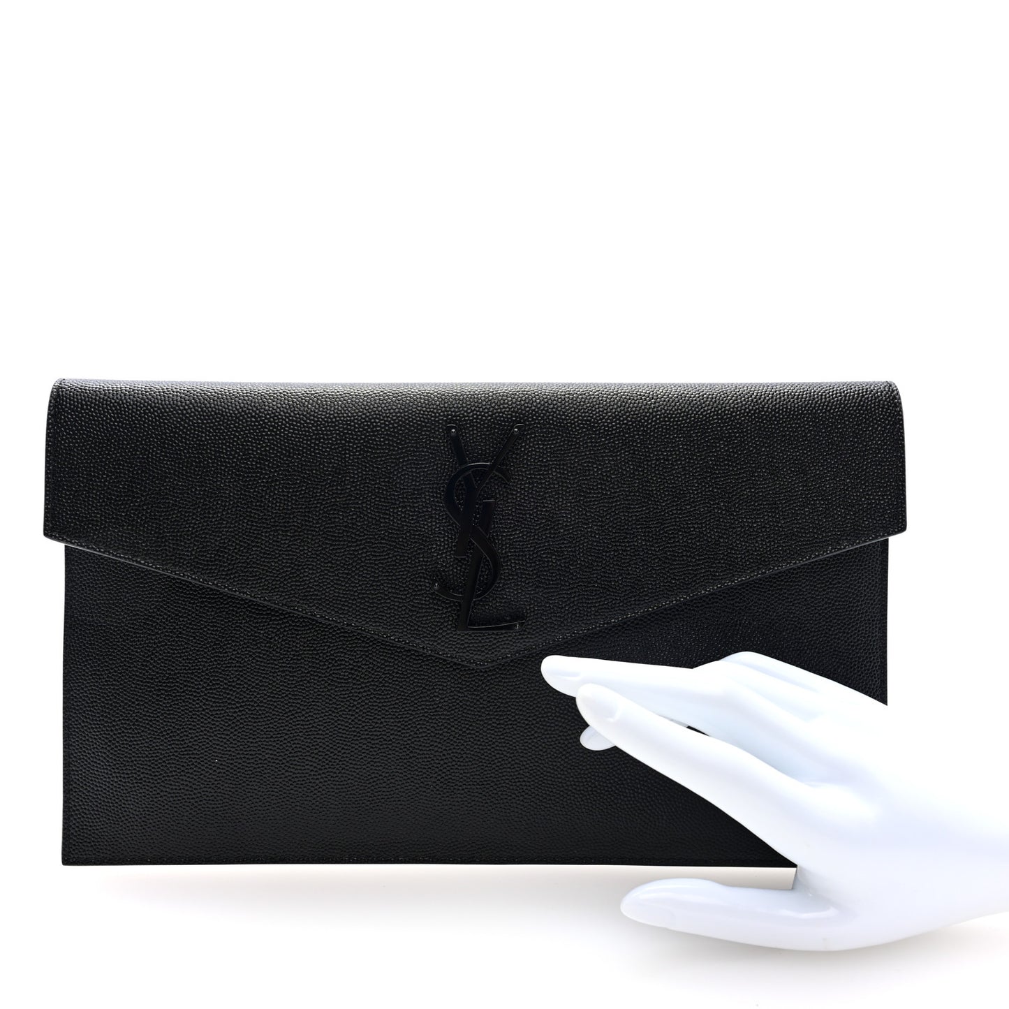 Grain De Poudre Monogram Uptown Pouch Black