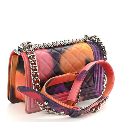 Chanel Lambskin Quilted Small Flower Power Boy Flap Multicolor 3 of 10