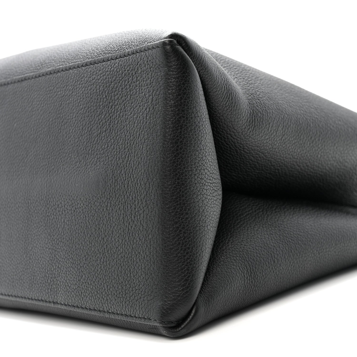Louis Vuitton Grained Calfskin Lockme Shopper Black Black 10 of 12