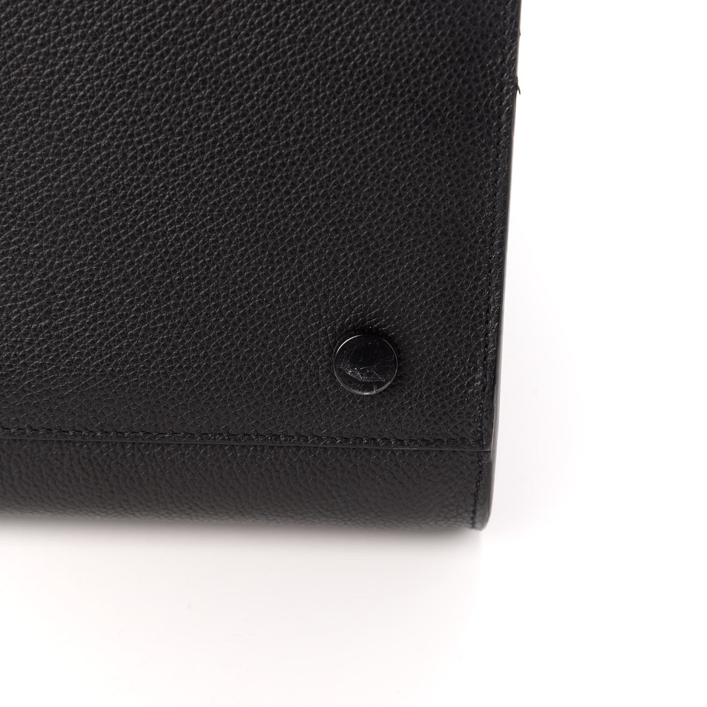Grained Calfskin Large Sac De Jour Carryall Black