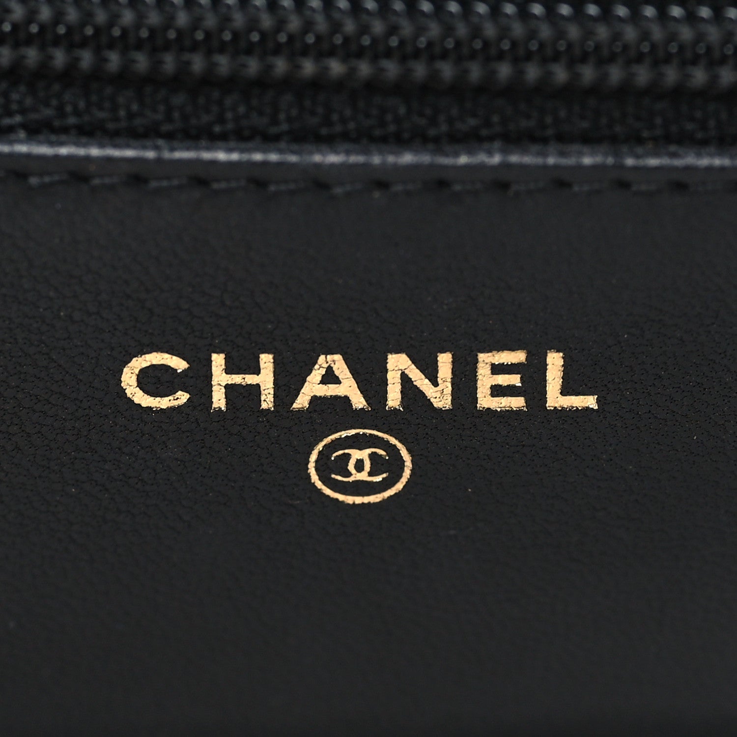 Chanel Lambskin Micro Quilted Wallet On Chain WOC Black 6 of 10
