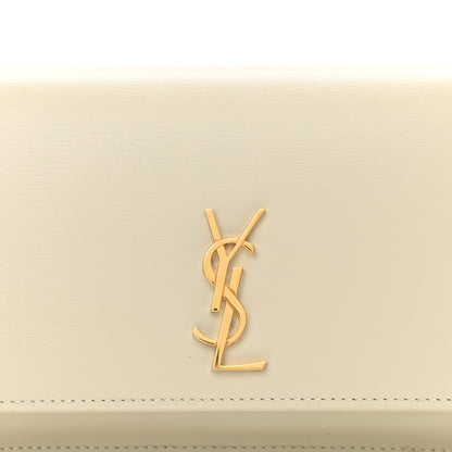Saint Laurent Smooth Calfskin Monogram Phone Holder Crossbody Blanc Vintage 8 of 11