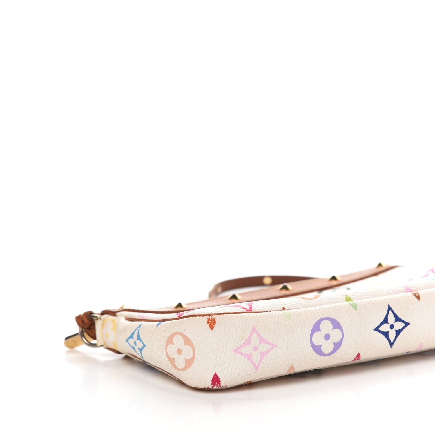 Louis Vuitton Monogram Multicolor Pochette Accessories White 8 of 11