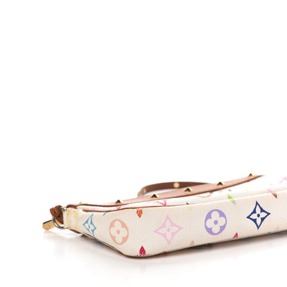 Louis Vuitton Monogram Multicolor Pochette Accessories White 8 of 11