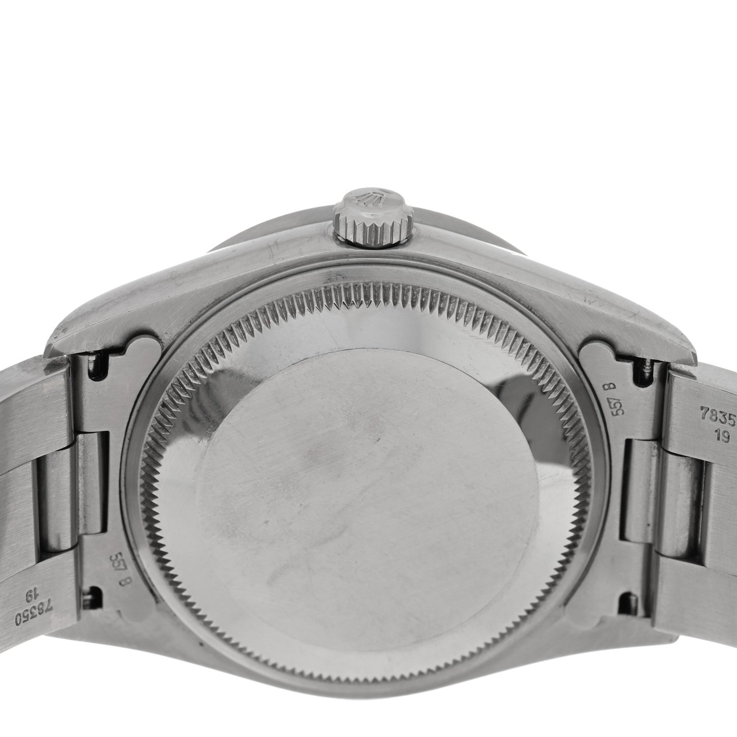 Stainless Steel 34mm Oyster Perpetual Date Watch Black 15210