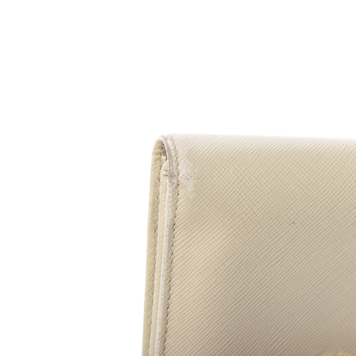 Saffiano Metal Bi-Fold Wallet Cera