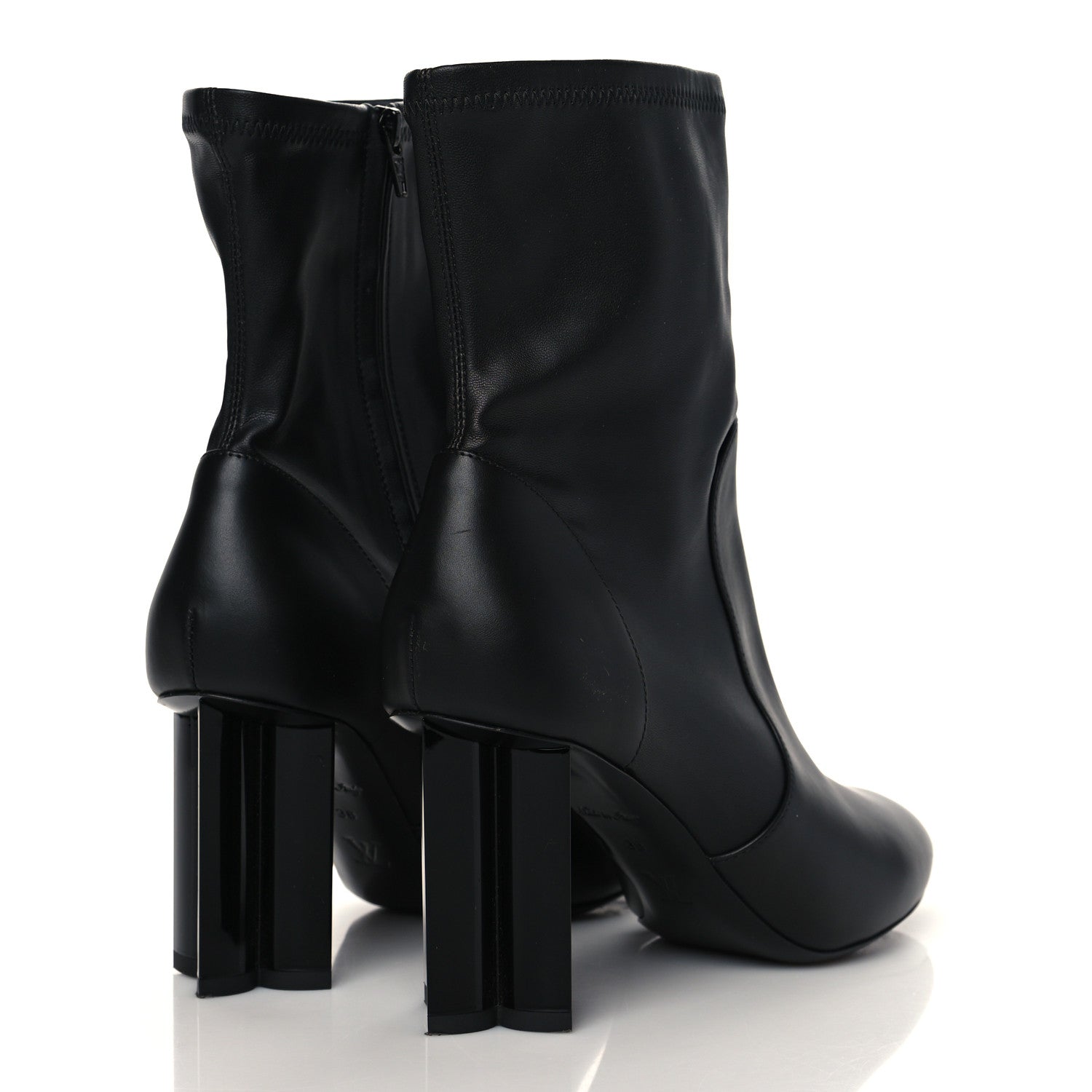 Louis Vuitton Calfskin Silhouette Ankle Boots 38 Black 4 of 8