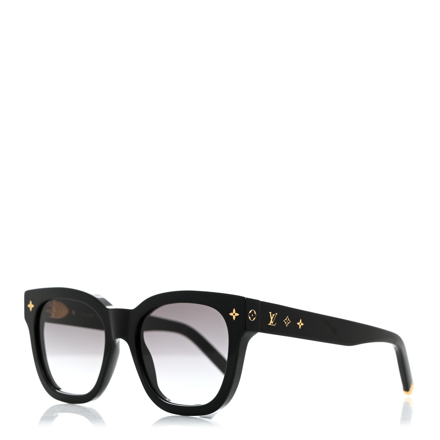 Louis Vuitton Acetate My Monogram Square Sunglasses Z1523W Black 1 of 7