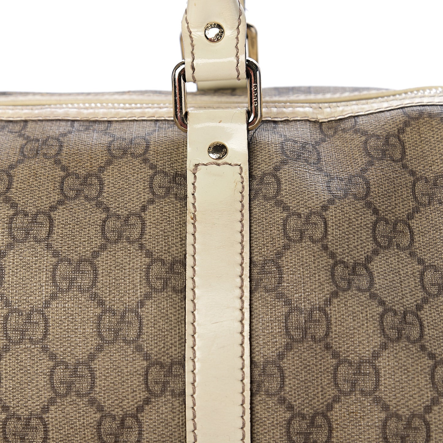 GG Plus Monogram Medium Joy Boston Off White