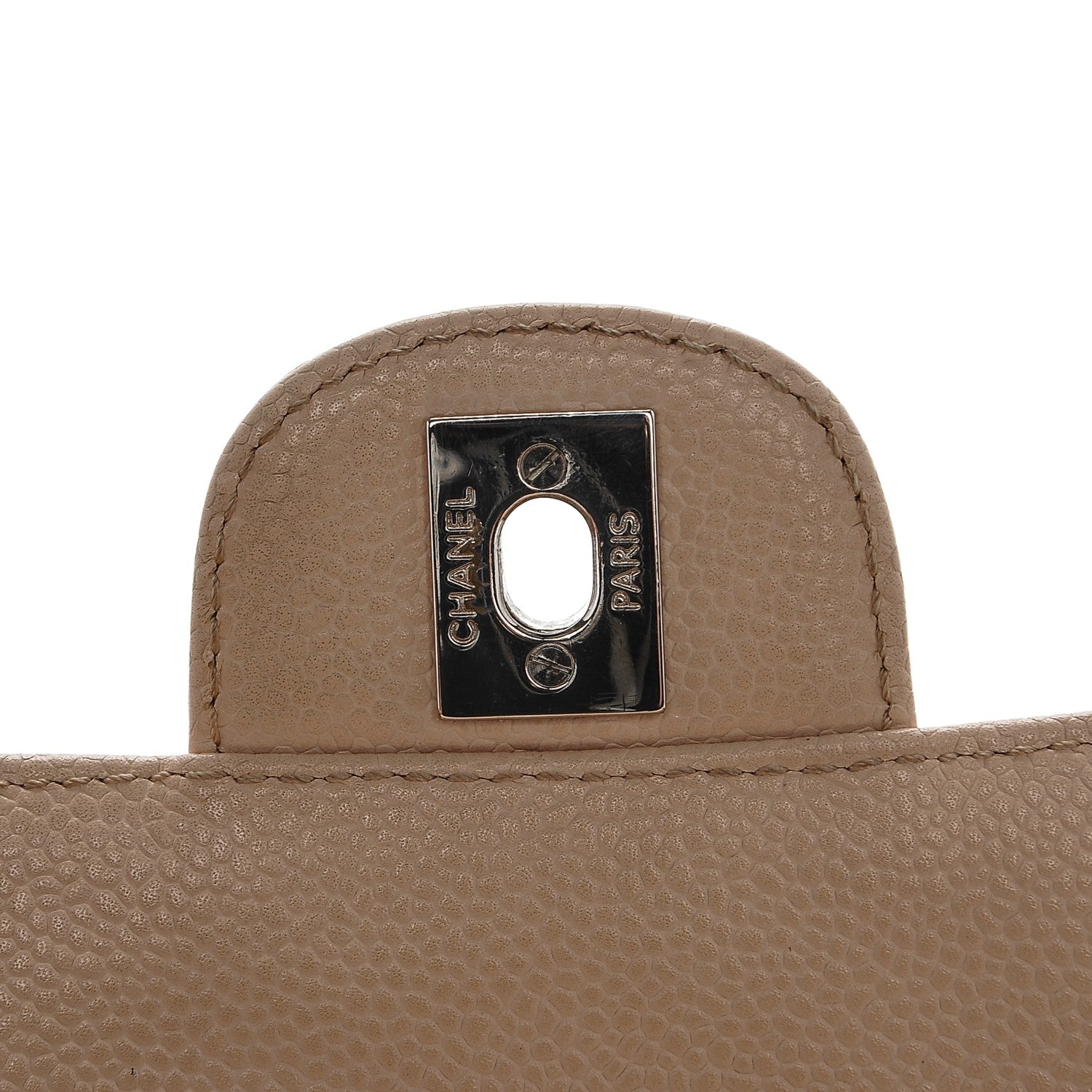 Chanel Caviar East West Flap Beige Clair 5 of 8