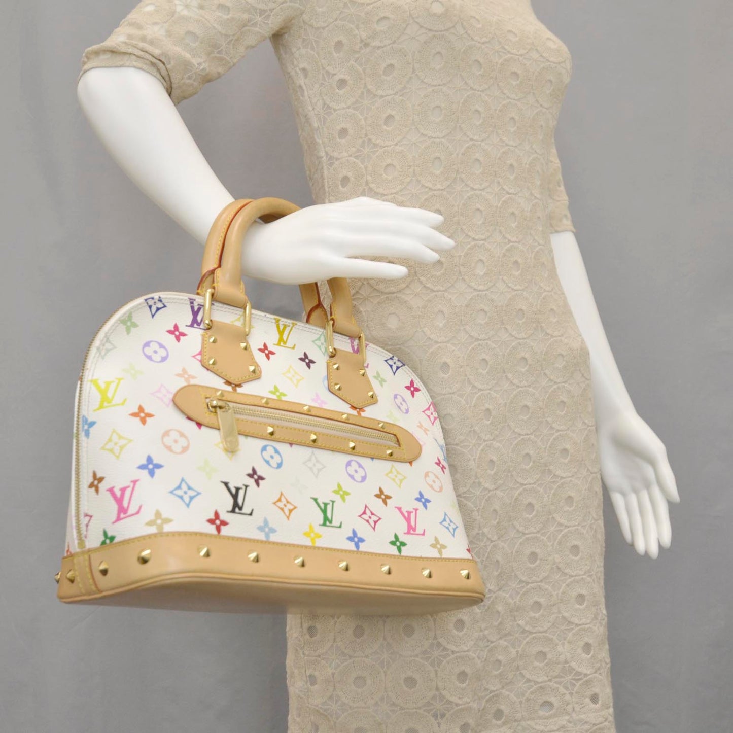 Monogram Multicolor Alma White