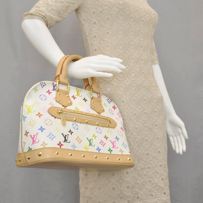 Louis Vuitton Monogram Multicolor Alma White 2 of 9