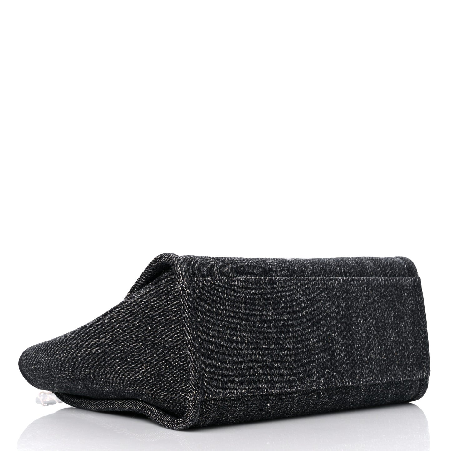 Denim Small Deauville Tote Dark Blue White