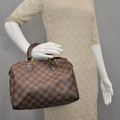 Louis Vuitton Damier Ebene Speedy 25 2 of 9