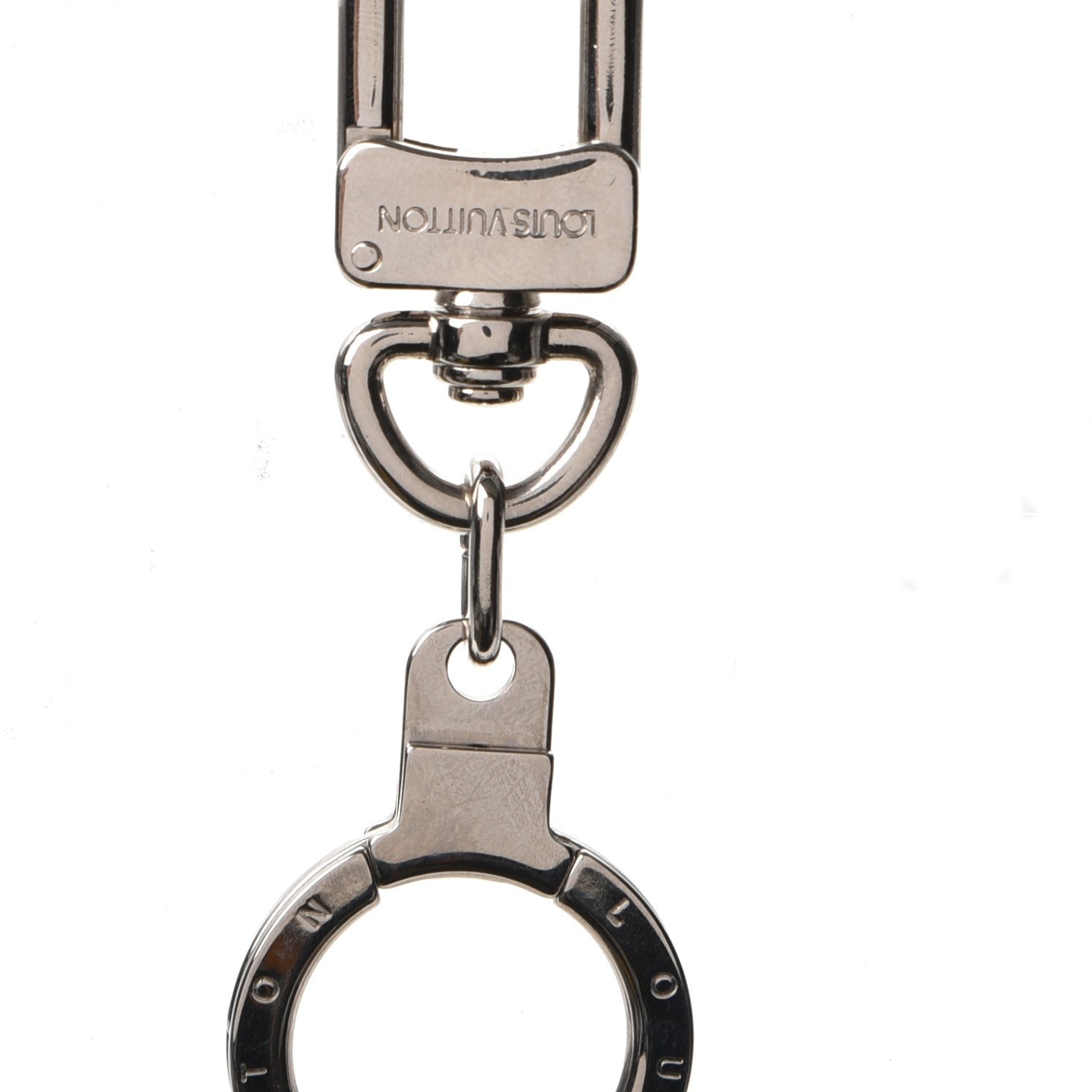 Louis Vuitton Pochette Extender Key Ring Silver 3 of 5