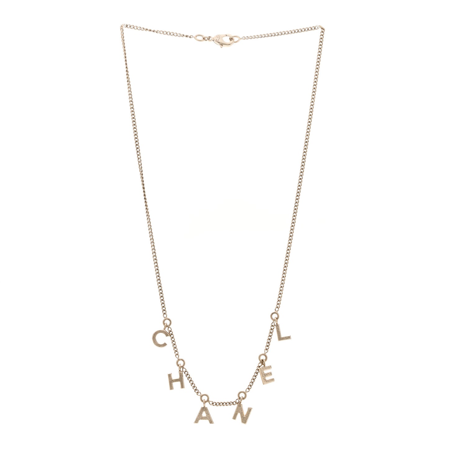 Logo Necklace Gold