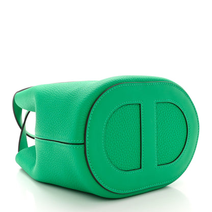 Hermes Taurillon Clemence Swift In-The-Loop 18 Bag Vert Comics 4 of 11