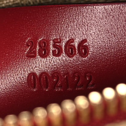 Gucci GG Monogram Double Pocket Belt Bag Red 9 of 13