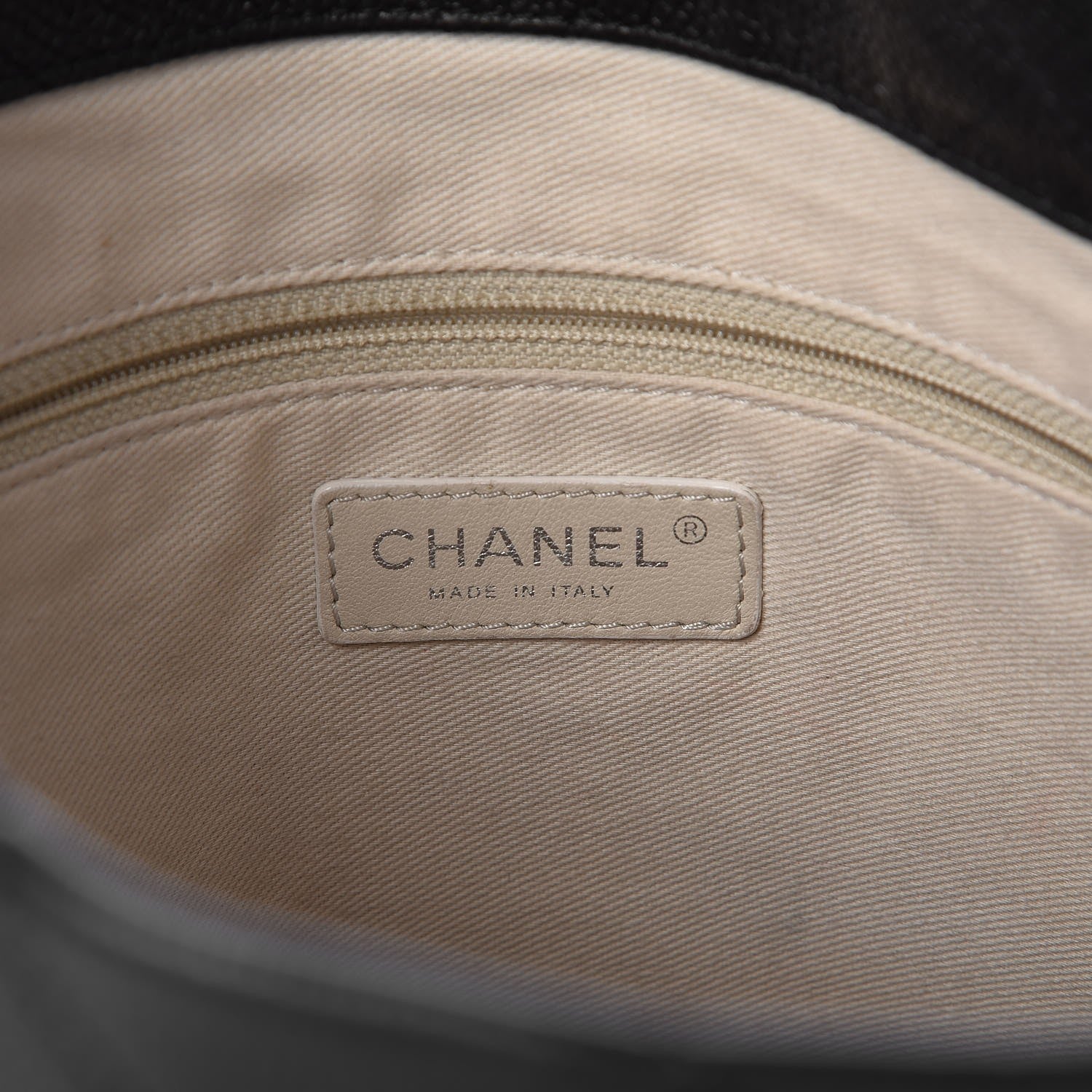 Chanel Caviar Stitched Medium CC Pocket Hobo Black 6 of 7