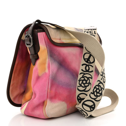 Chanel Printed Ultra Soft Lambskin Medium Flower Power Messenger 3 of 12