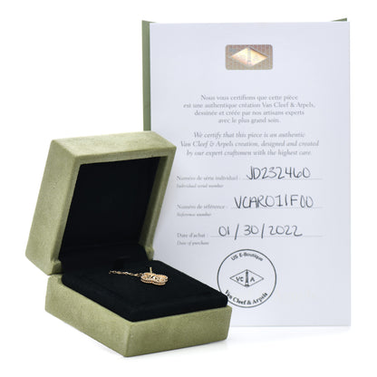 Van Cleef & Arpels 18K Yellow Gold Vintage Alhambra Pendant Necklace 5 of 5