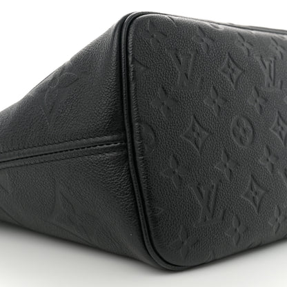 Louis Vuitton Empreinte Monogram Giant Neverfull MM Black 9 of 10