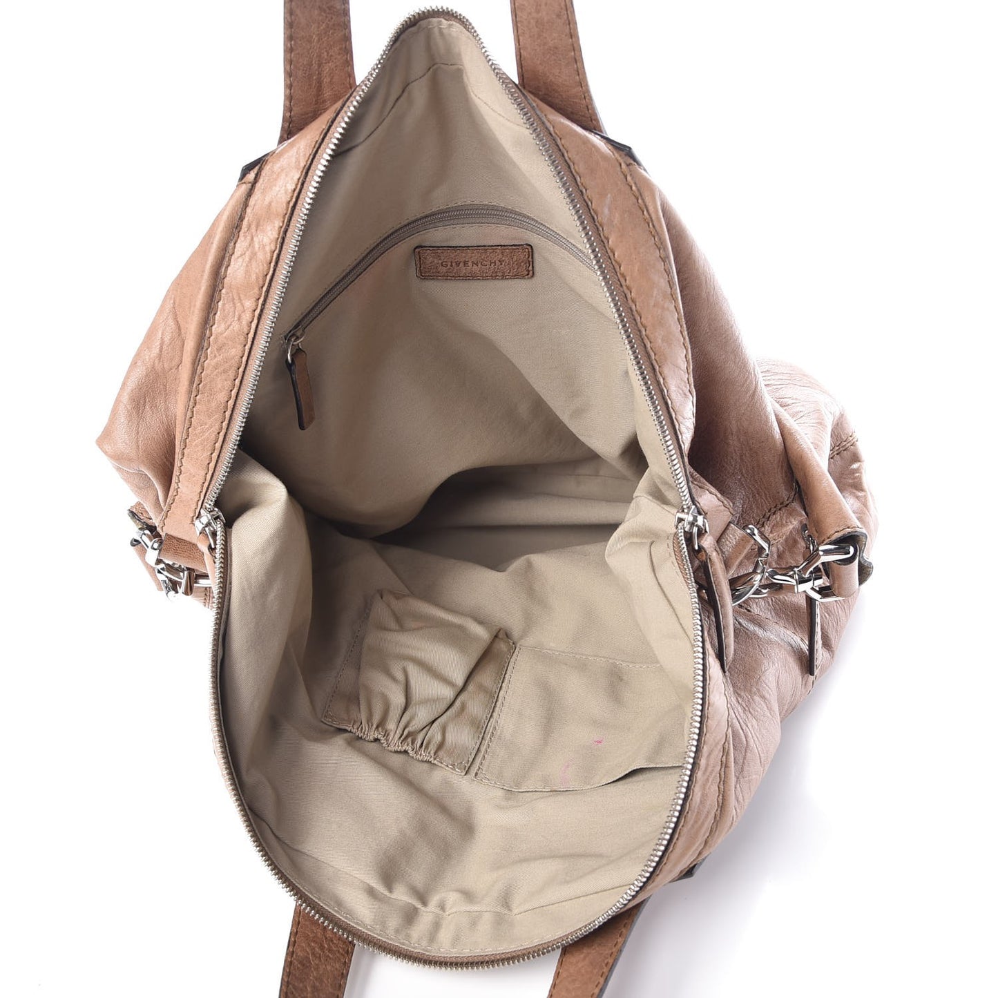 Wrinkled Lambskin Medium Nightingale Tan