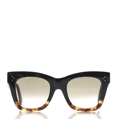 Celine Catherine Sunglasses CL 41098/F/S Black Havana 2 of 7