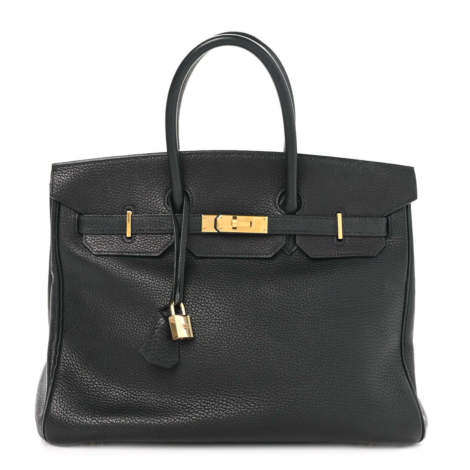 Hermes Taurillon Clemence Birkin 35 Black 1 of 12