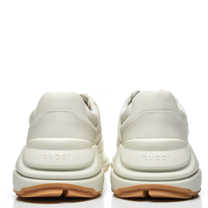 Gucci X MLB Calfskin NY Yankees Mens Rhyton Sneakers 8 Mystic White 5 of 12