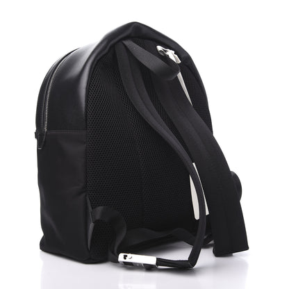 Fendi Vitello Nylon Studded Backpack Black 2 of 9