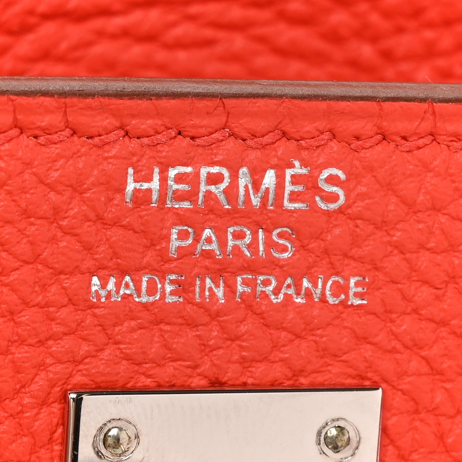 Hermes Togo Kelly Retourne 25 Capucine 6 of 9