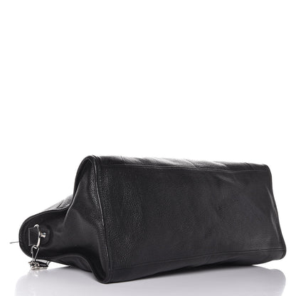 Balenciaga Chevre Silver Metallic Edge Hardware Part Time Black 5 of 13