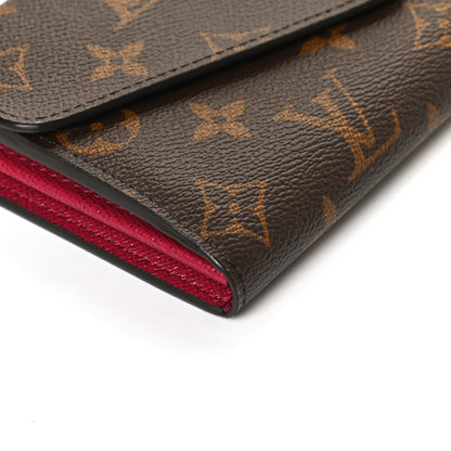Louis Vuitton Monogram Sarah Wallet NM Fuchsia 9 of 10