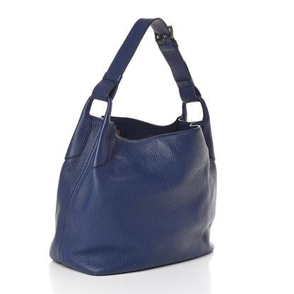 Prada Vitello Daino Shoulder Bag Inchiostro 3 of 10