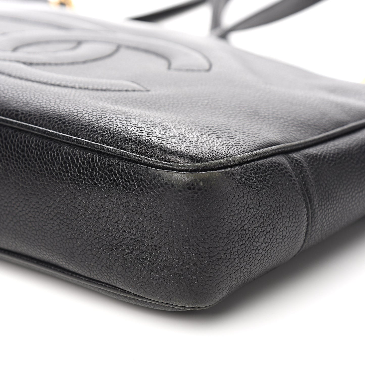 Caviar CC Shoulder Bag Black