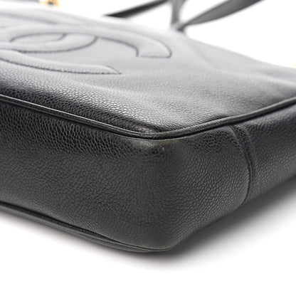 Chanel Caviar CC Shoulder Bag Black 10 of 11
