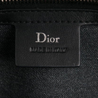 Christian Dior HOMME Calfskin Ribbed Briefcase Black 4 of 6