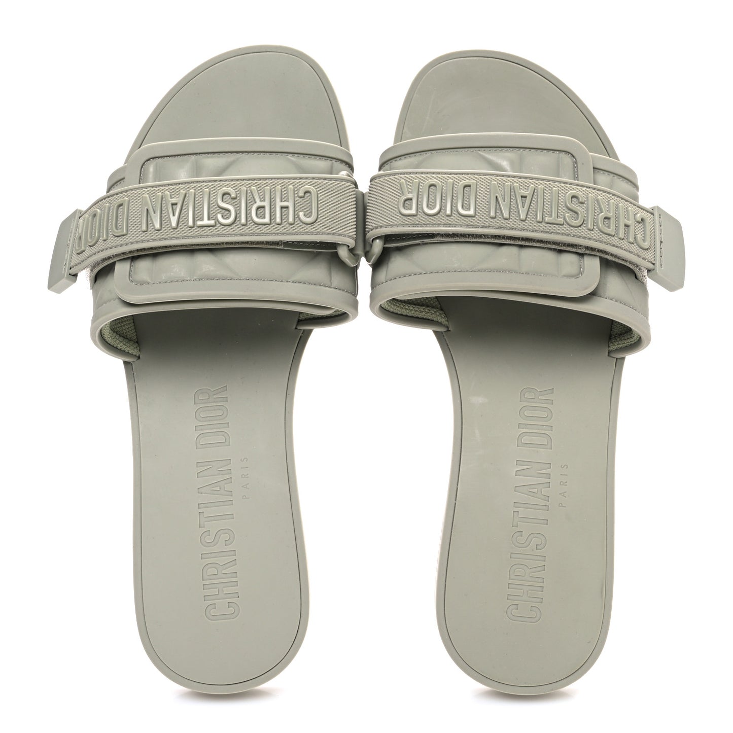 Rubber Macrocannage Dio(r)evolution Slide Sandals 36 Desert Shade