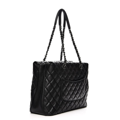 Chanel Caviar Quilted City Shopping Tote Black 3 of 10