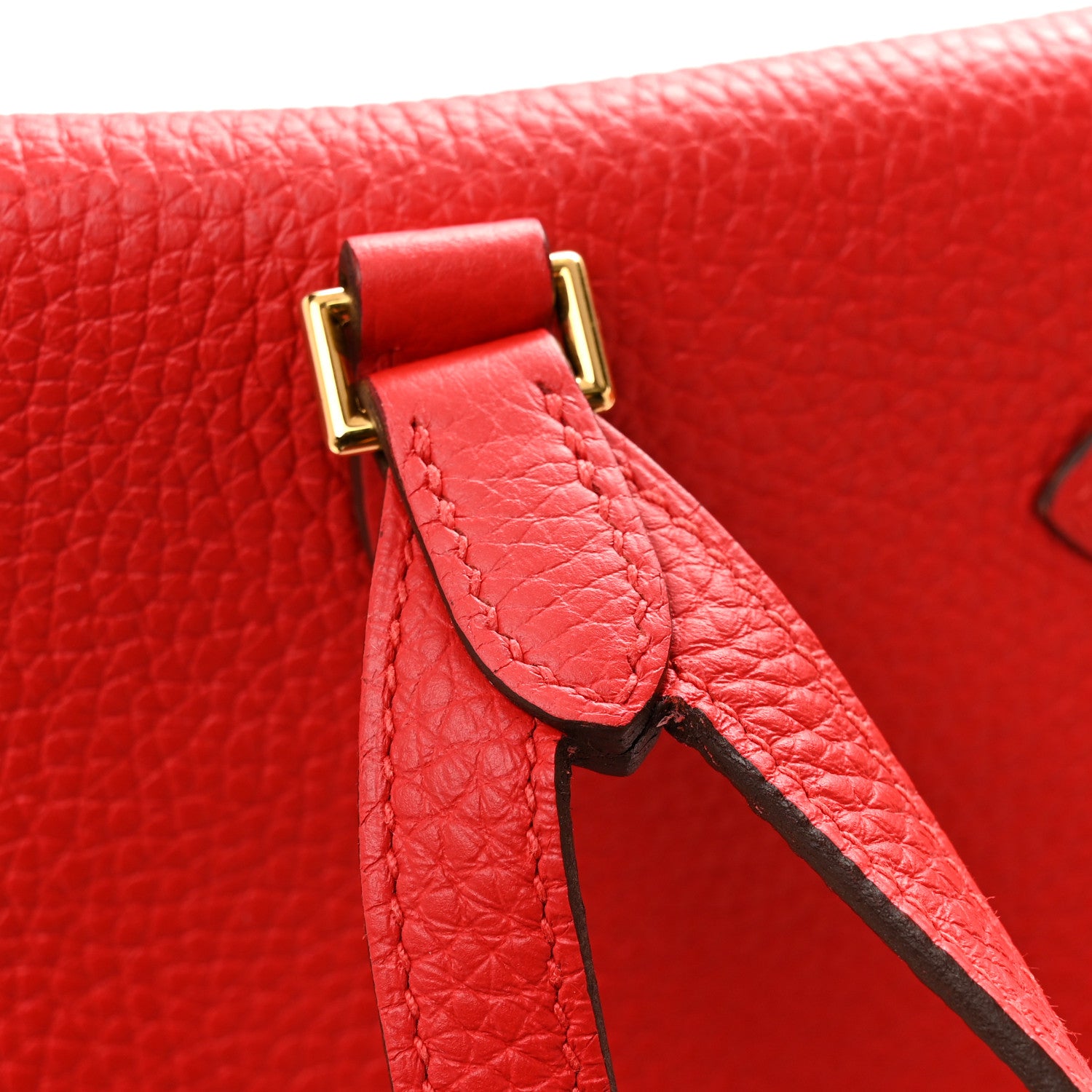 Hermes Taurillon Clemence Kelly Ado Backpack Rouge De Coeur 11 of 12
