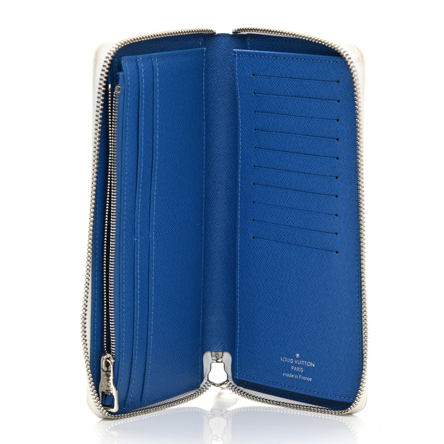Monogram Watercolor Vertical Zippy Wallet