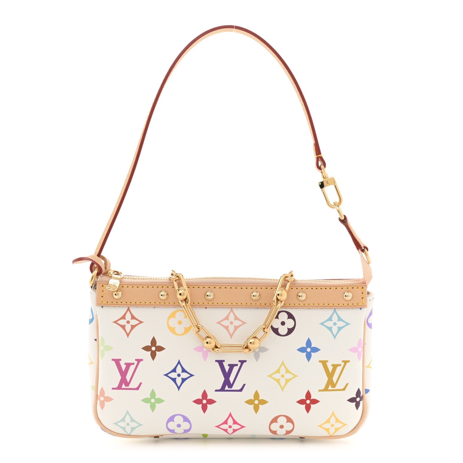 Louis Vuitton LV X TM Monogram Multicolor Pochette Accessories White 1 of 9